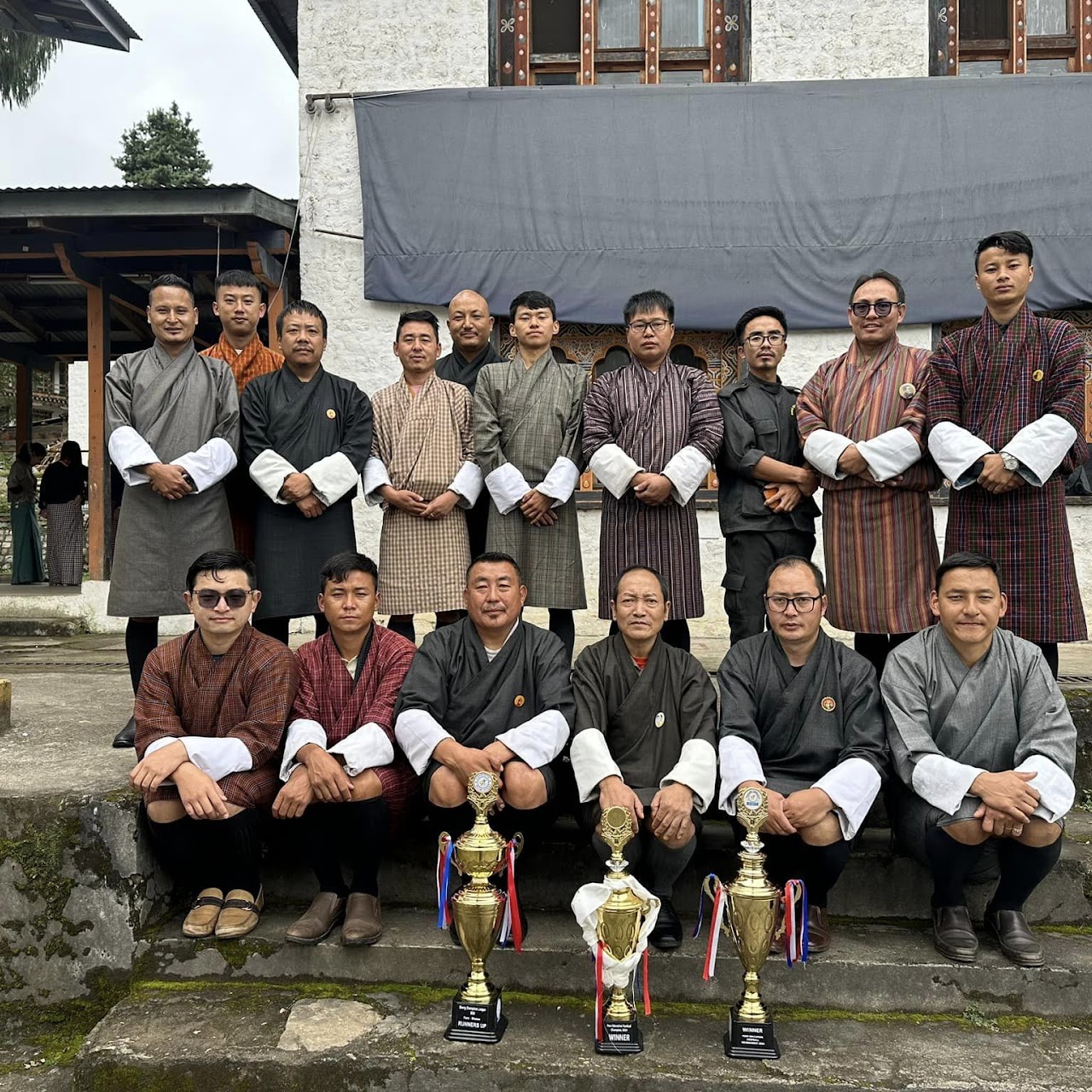 Wangsel male staff wins Paro Education Football Championship